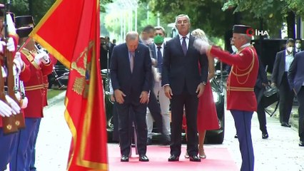 - Cumhurbaşkanı Erdoğan Karadağ'da resmi törenle karşılandı