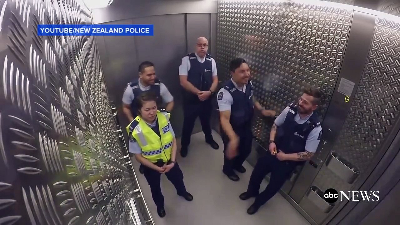 Police Fill Elevator Silence With Sick Beats