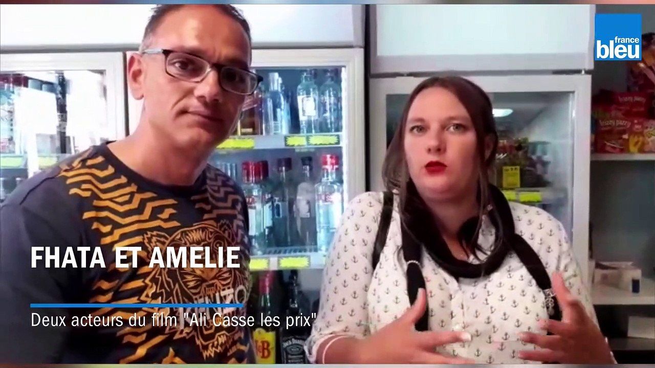 Fhata Hakar, qui joue le père, et Amélie qui joue la mère dans le film