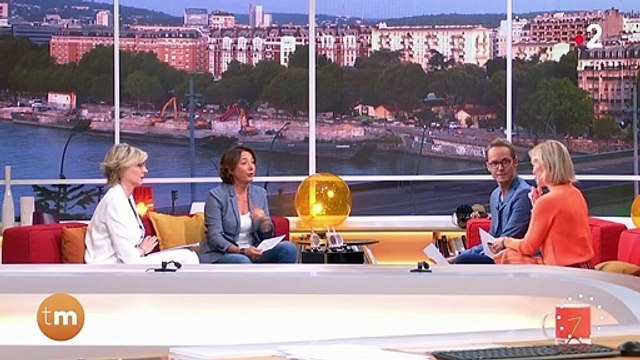 Maya Lauqué et Damien Thévenot dans Télématin - France 2