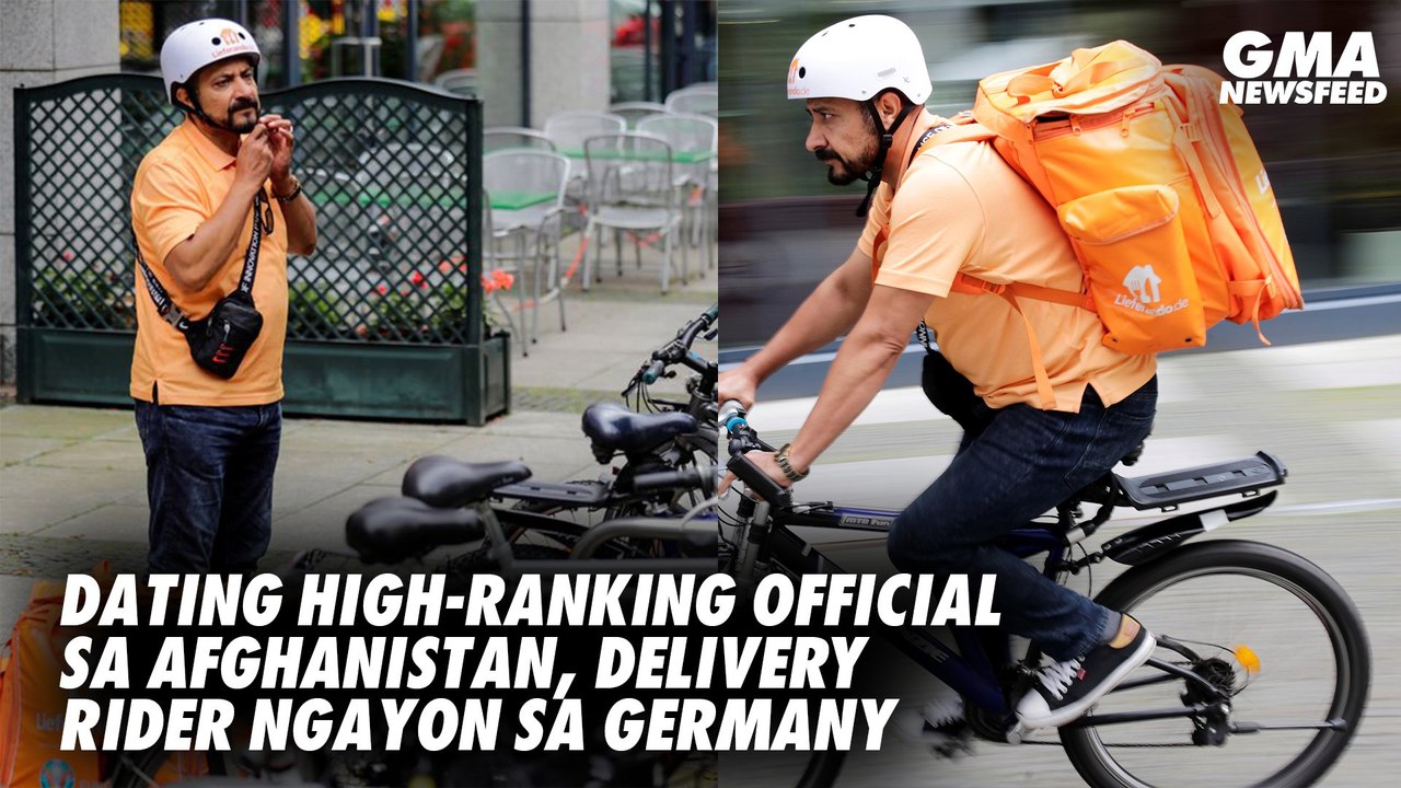 Former high-ranking Afghan official na si Sayed Sadaat, delivery rider ngayon sa Germany | GMA News Feed