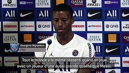 Wijnaldum : « Messi nous rend tous meilleurs » - Foot - L1 - PSG