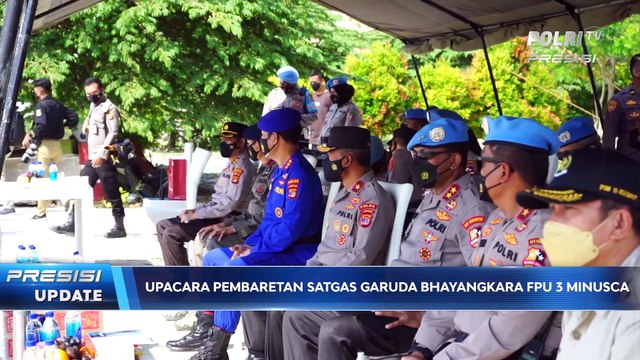 Wakapolda Lampung Hadiri Hari Pembaretan Satgas Garuda Bhayangkara FPU 3 MINUSCA