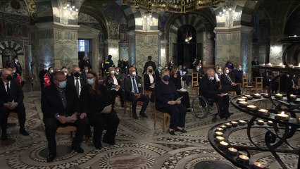 Cerimonia ad Aachen in ricordo delle tante vittime per le inondazioni