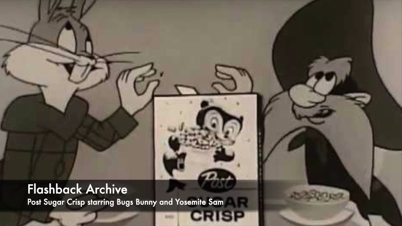 Sugar Crisp Ad starring Bugs Bunny and Yosemite Sam