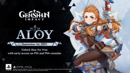 Genshin Impact - Aloy Character Demo PS5 PS4