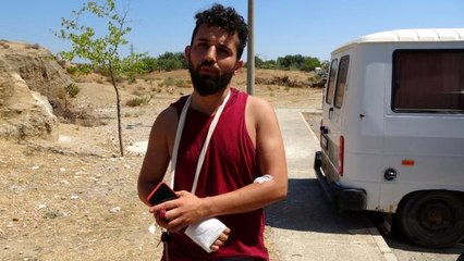 Kazazedeye yardım ederken minibüsün altında kalan şahıs o anları anlattı