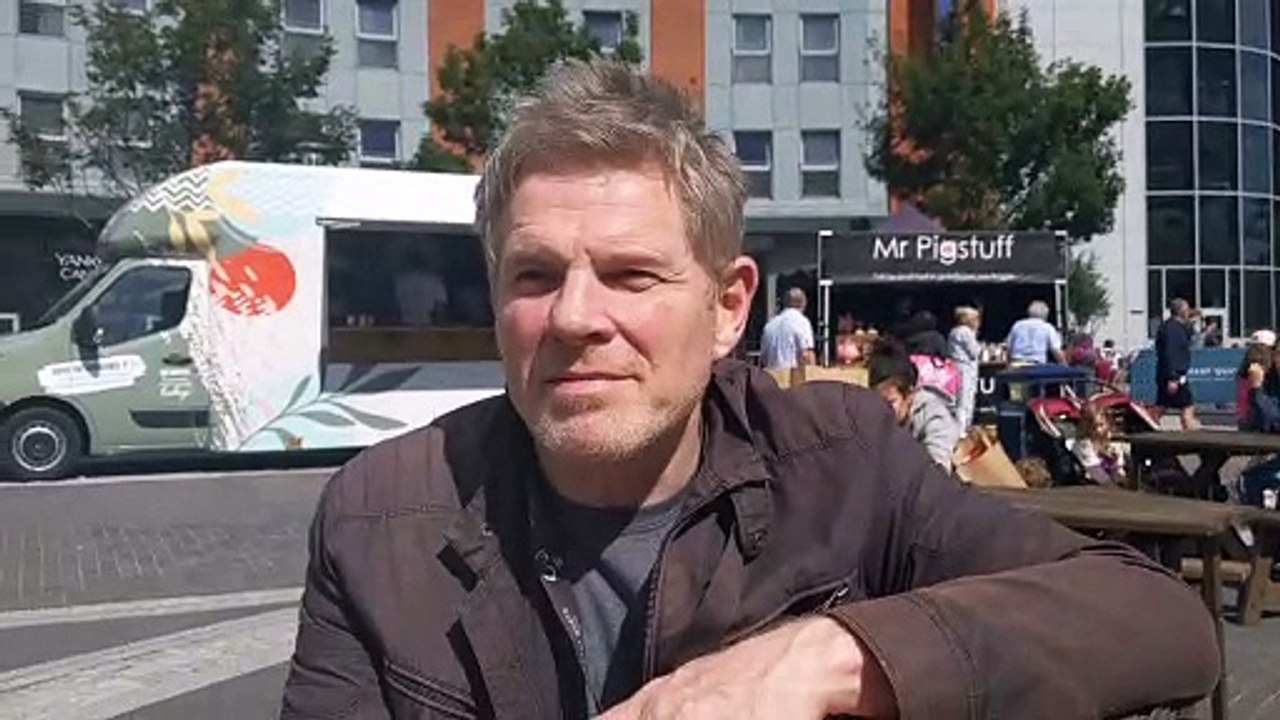 Richard Johnson at the British Street Food Awards at Gunwhaf Quays