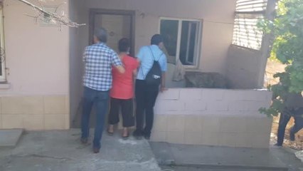 Metruk evde 52 düzensiz göçmen yakalandı