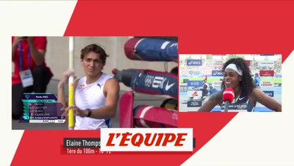 Video herunterladen: Thompson : «Très dur d'enchaîner après Lausanne» - Athlé - LD - Paris - 100m