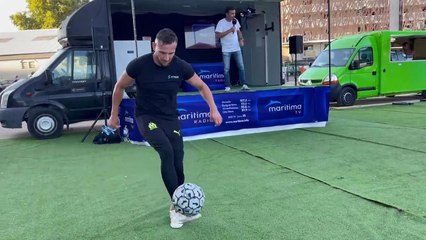 OM Asse : Maritima anime la Fan zone avec Brian Morales