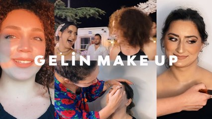 TAKİPÇİME GELİN MAKYAJI YAPIP DÜĞÜNÜNE KATILDIM! / HALAY ÇEKTİK ‍♀️