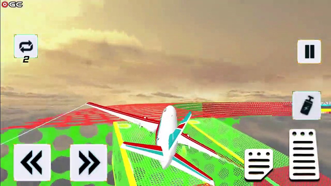 Aeroplane GT Racing Stunts Aeroplane Games / Plane Driver Stunt Game / Android GamePlay #2