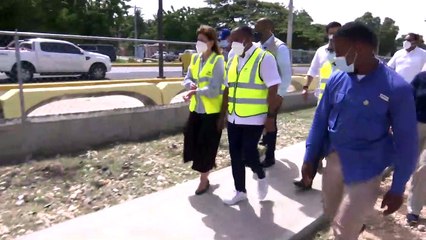 Recorrido supervisión helipuerto de Barahona