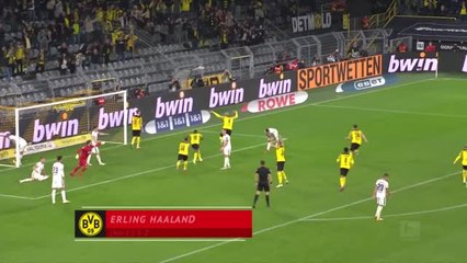 Скачать видео: Haaland scores dramatic late winner in five-goal thriller