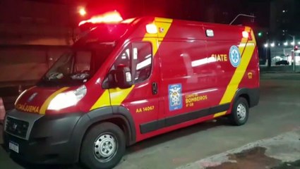 Após queda de bicicleta na Av. Brasil, homem quebra o dente