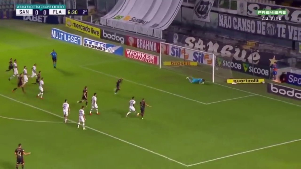 Santos 0 x 4 Flamengo - Melhores Momentos da Humilhação - Brasileirão 2021