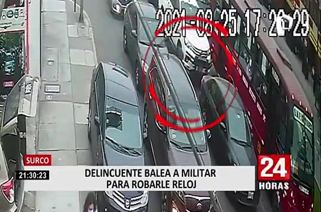 Coronel en retiro de las FF.AA. terminó baleado al resistirse al robo de su reloj en Surco