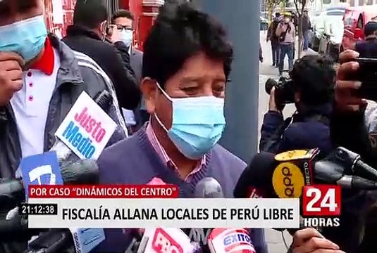 Dinámicos del Centro : allanan vivienda de Vladimir Cerrón en Huancayo