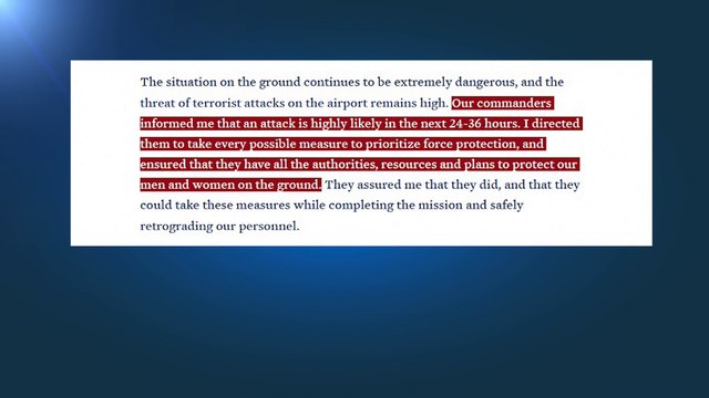 بايدن يحذر من هجوم محتمل على مطار كابول مع اقتراب انتهاء عمليات الإجلاء في أفغانستان