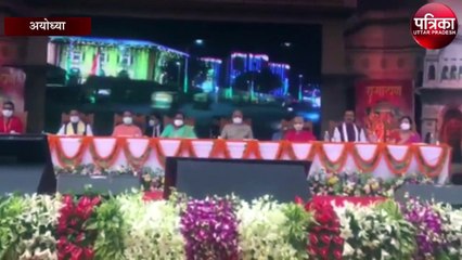 अयोध्या में रामायण कॉन्क्लेव का शुभारंभ करने पहुंचे राष्ट्रपति रामनाथ कोविंद