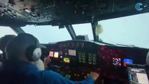 El avión de investigación de EEUU se adentra en el ojo del huracán Ida