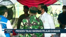 Presiden Tinjau Pelaksanaan Vaksinasi Covid-19 untuk Ribuan Pelajar di Kebun Raya Bogor