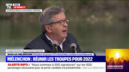 "Nous nous opposons au pass sanitaire" martèle Jean-Luc Mélenchon "parce qu'il est attentatoire à la liberté"
