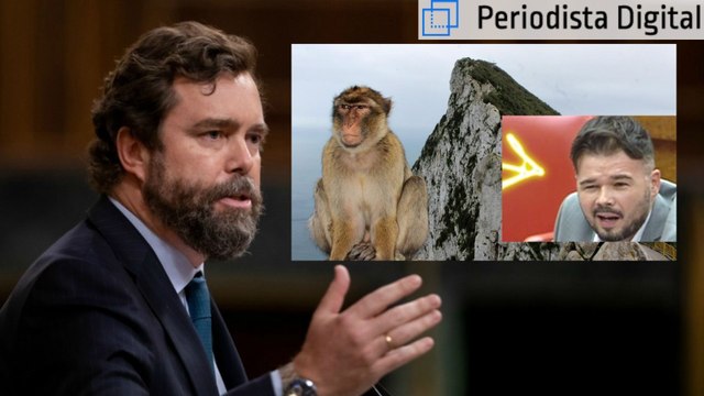 Espinosa de los Monteros (VOX) sacude a Rufián (ERC) el zasca del mono de Gibraltar