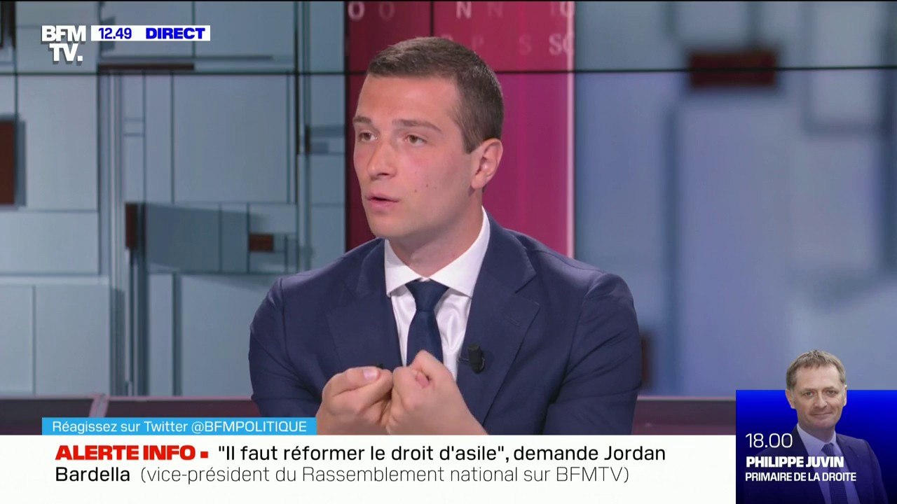 Jordan Bardella: "À Fréjus, le 12 septembre, Marine Le Pen se mettra en retrait de la présidence du Rassemblement national"