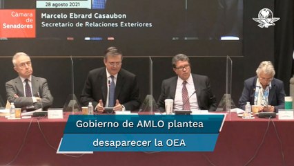Plantea Marcelo Ebrard armar organismo regional con EU
