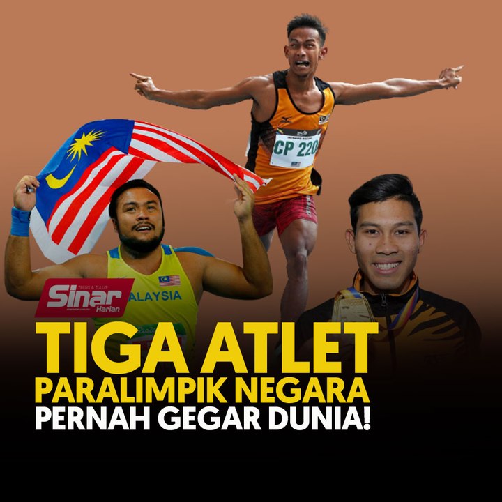 Tiga atlet Paralimpik Negara pernah gegar dunia!