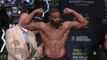 Jake Paul riles Tyron Woodley with weigh-in hat grab