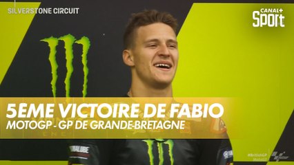 La Marseillaise pour Fabio Quartararo ! - GP de Grande-Bretagne