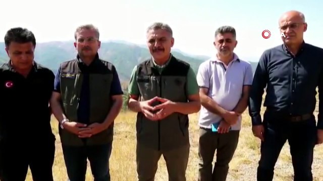 Tunceli Valisi Mehmet Ali Özkan: “4 noktada devam eden yangının 3 noktası tamamen söndürüldü”