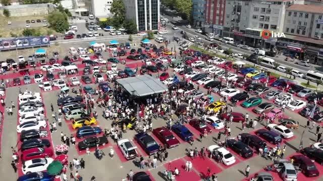 Kartal'da Modifiyeli Araç Festivali renkli görüntülere sahne oldu