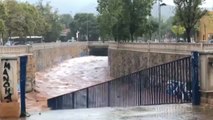 Las fuertes lluvias causan graves daños en Benicassim