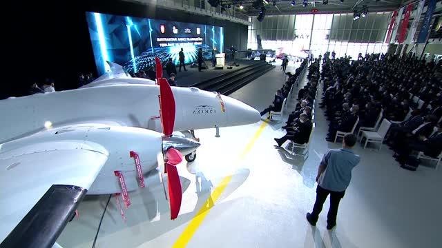 Cumhurbaşkanı Erdoğan, Baykar Akıncı TİHA Teslimat ve Kurs Bitirme Töreni'ne katıldı (1)