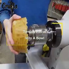 turning pasta into a bowl I Tried To Re-Create This Flaming Cheese Wheel Pasta