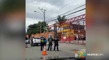 tn7-Fuerte presencia policial tras riña en plantel de Busetas Heredianas-290821