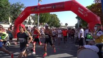 Polatlı'da Duatepe Yarı Maratonu koşuldu