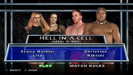 Here Comes the Pain Stacy Keibler vs Lita vs Christian vs Rikishi