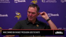 Mike Zimmer on Vikings' Loss to Chiefs