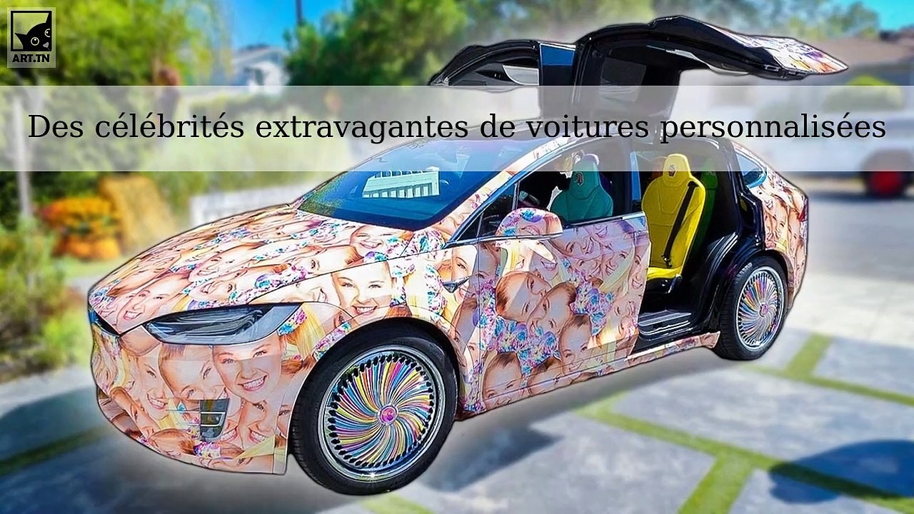 Des célébrités extravagantes de voitures personnalisées