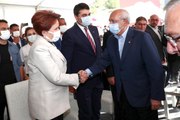 Kemal Kılıçdaroğlu ve Meral Akşener, Mamak'ta 106 projenin açılışı ve temel atma töreni için bir araya geldi