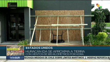teleSUR Noticias 15:30 29- 08: Huracán Ida se aproxima a tierra
