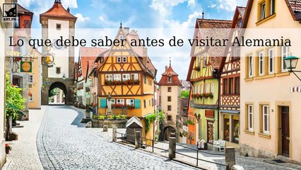 Cosas que debes saber antes de visitar Alemania