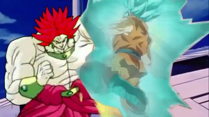 LSSJ God Broly vs SSGSS Goku