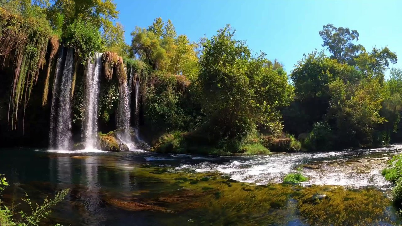 Waterfall nature music for meditation, sleeping, study and yoga for soothing soul relaxation