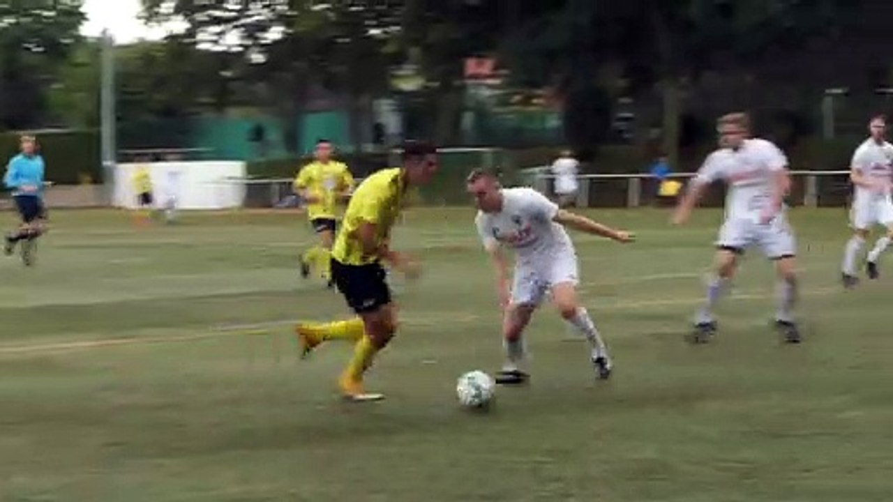 Das 4:0 durch Pomper für den Bovender SV beim SCW Göttingen